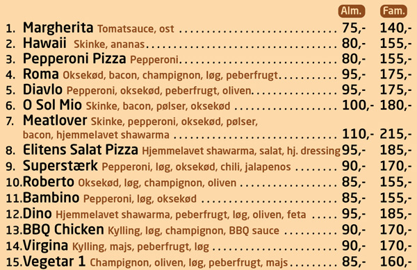 Shawarmaeliten, pizzamenu 2025a
