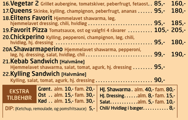 Shawarmaeliten, pizzamenu 2025b